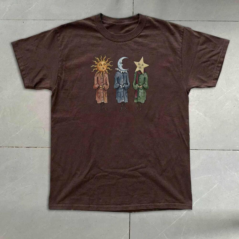 Style The Sun And The Moon Dark Chocolate Tee